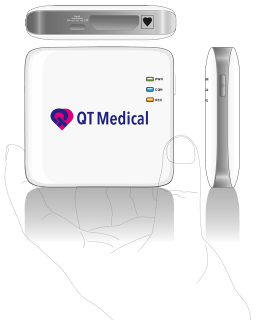 Viatom Portable 12-lead ECG/EKG machine Compact for professional usage